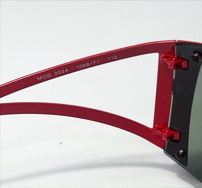 00's Versace Medusa Sunglasses in Red