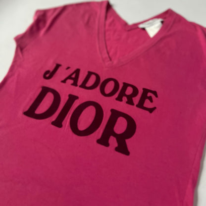 2002 Christian Dior J'Adore Dior World Champion T-shirt in Pink - S