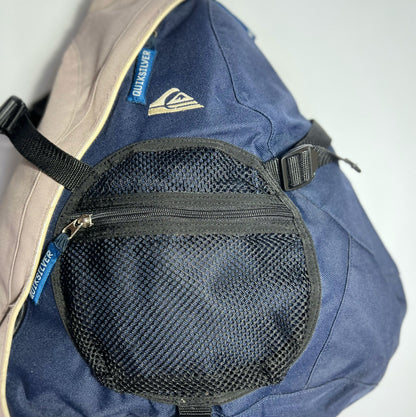 00's Quicksilver Tri Harness Sling Bag in Tan & Blue