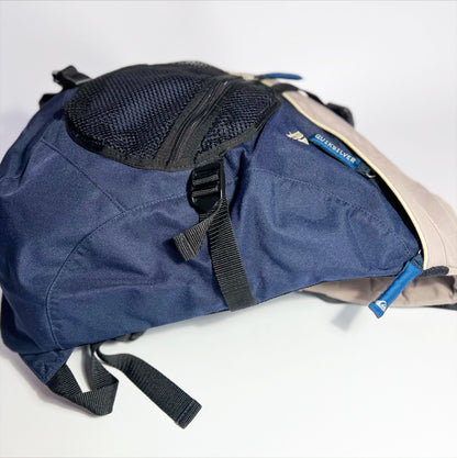 00's Quicksilver Tri Harness Sling Bag in Tan & Blue