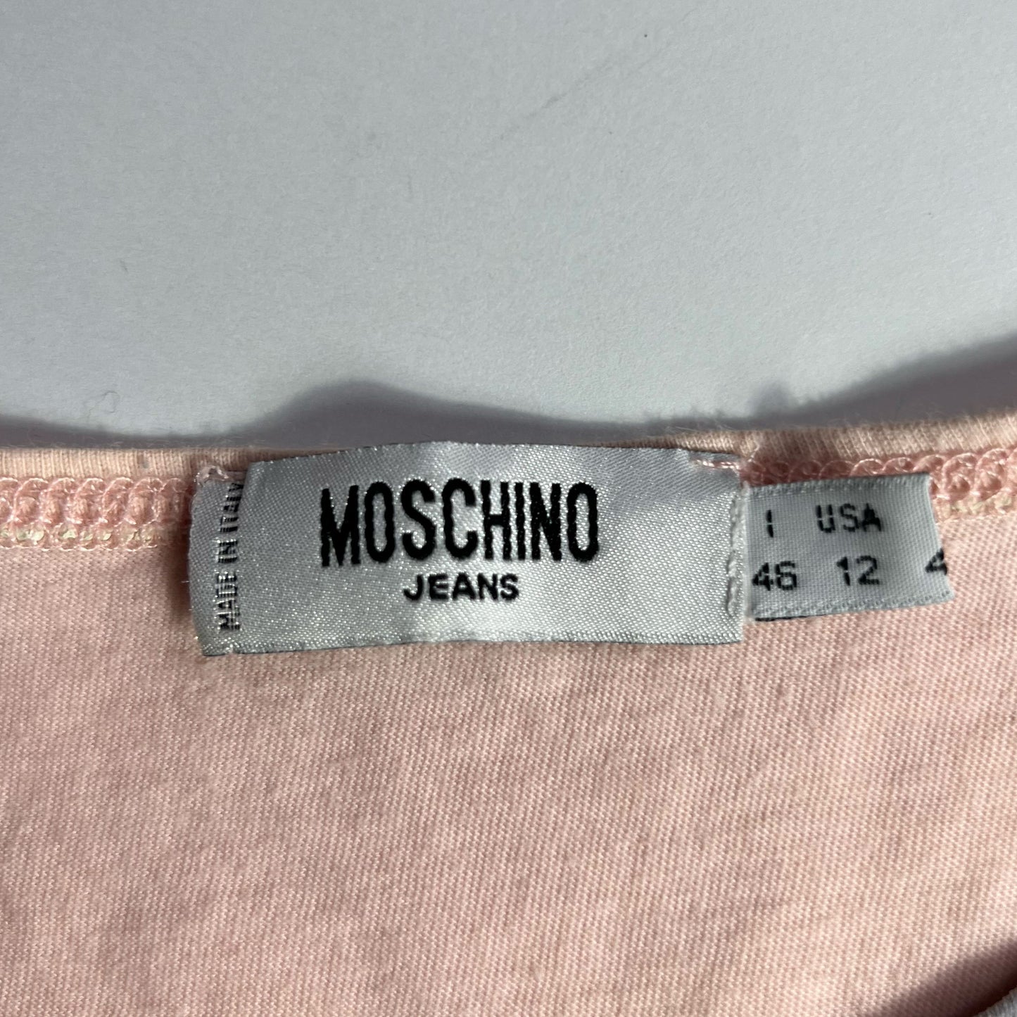 Vintage Moschino Jean Kiss Photo Print Tank Top - L