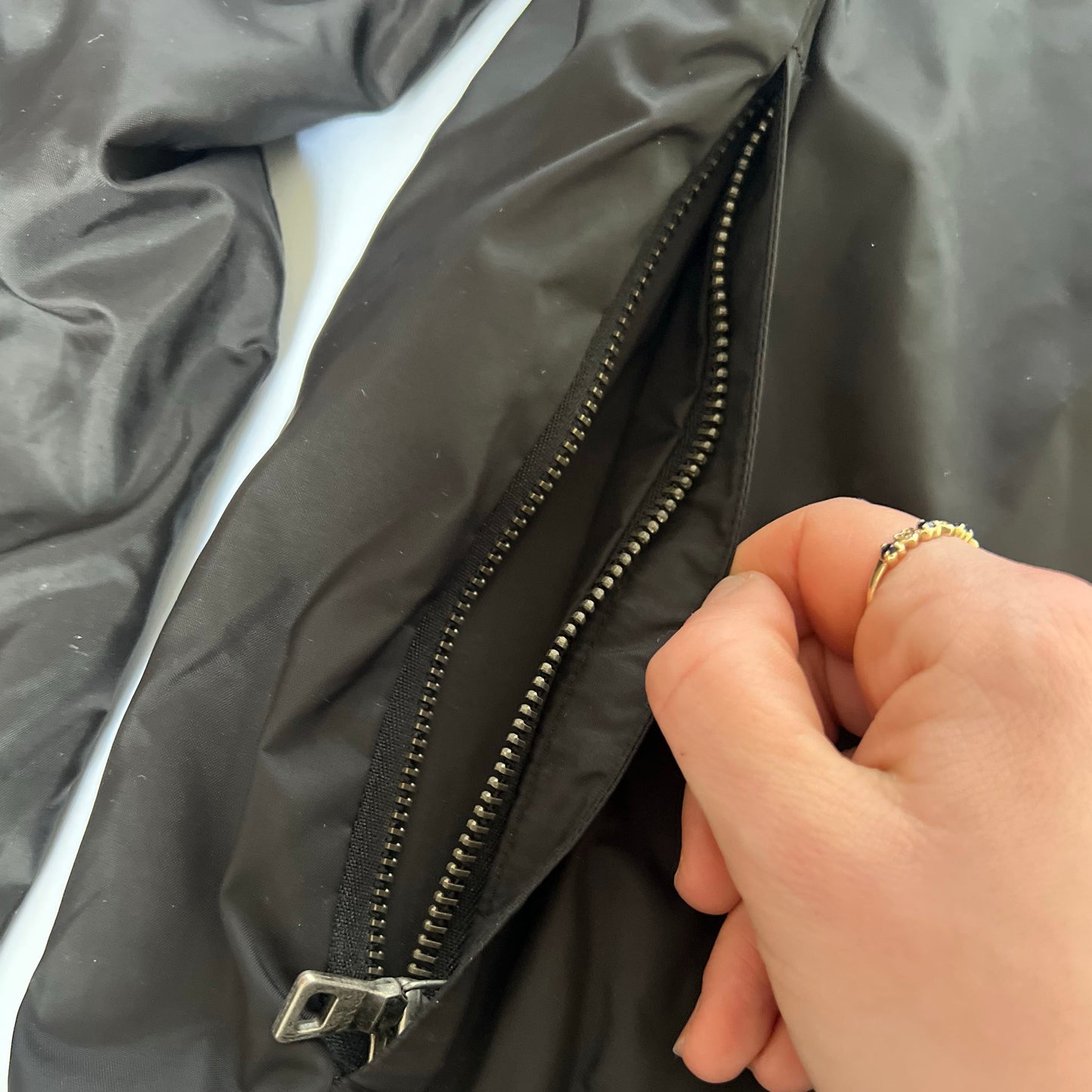 Vintage Prada Nylon Jacket in Black - S