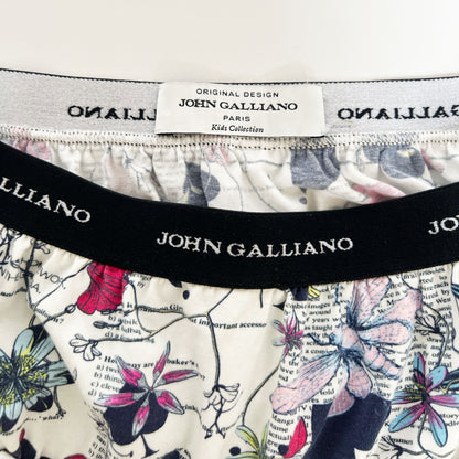 Vintage John Galliano Newspaper Print Ra Ra Mini Skirt - XS