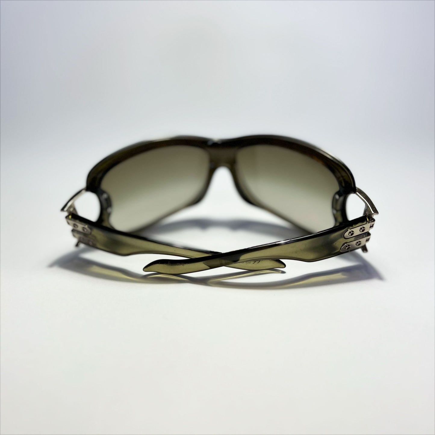 00's Dior Airspeed 2 Shield Sunglasses in Khaki