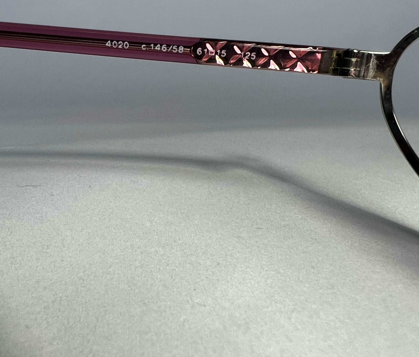 00's Chanel Rimless Sunglasses with Detached Wireframe in Pink