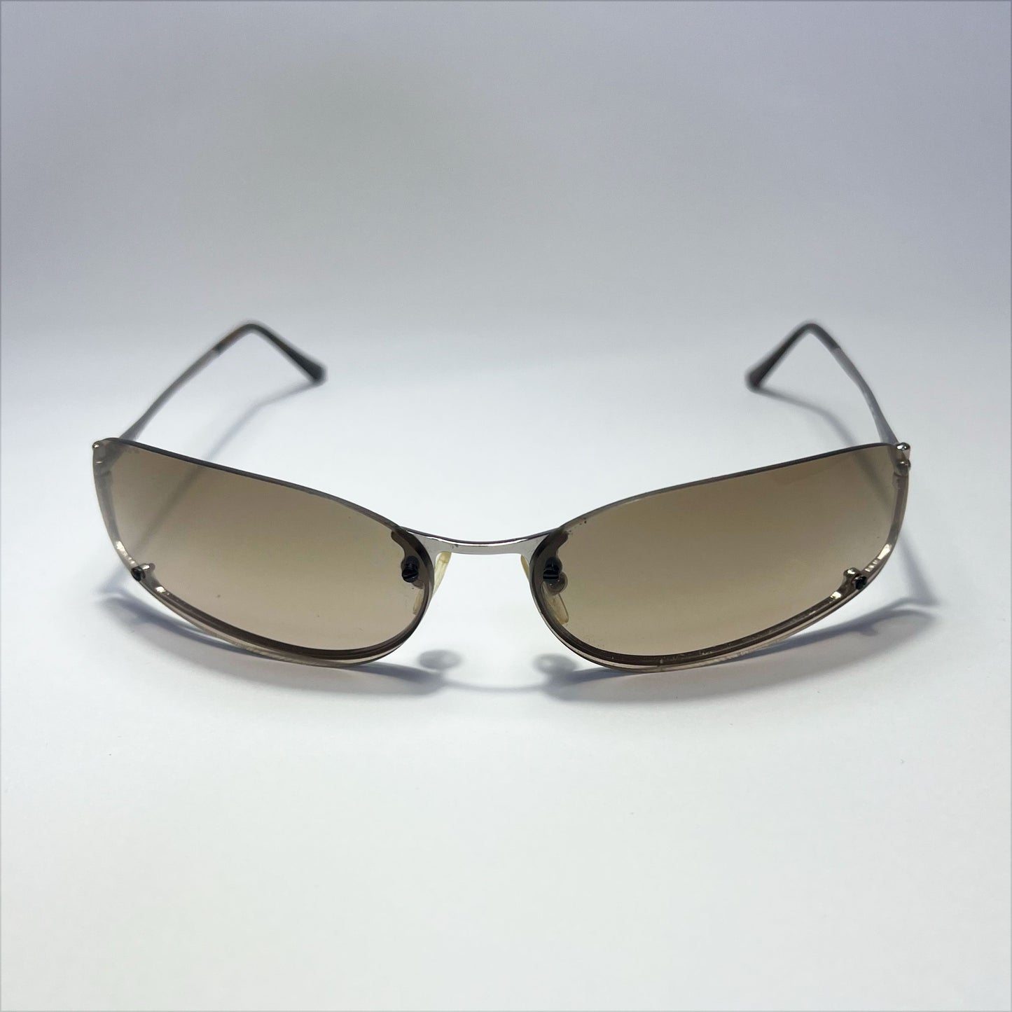 00's Prada SPR 50D Sunglasses in Brown