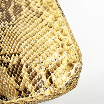 70's Scovill Python Snakeskin Handbag