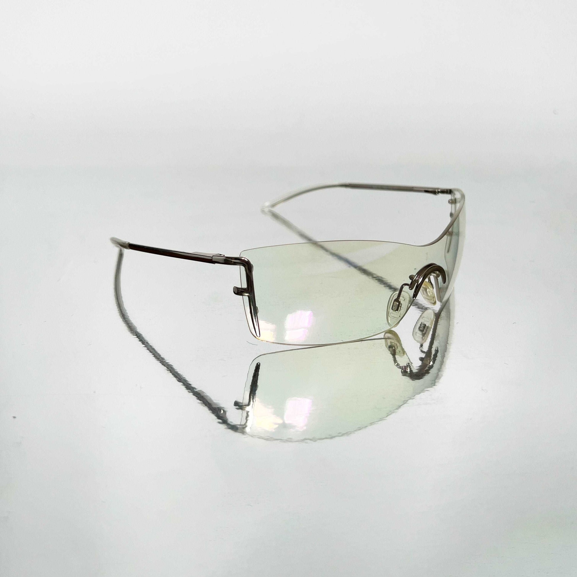 00's Fendi Rimless Sunglasses with Clear Lenses