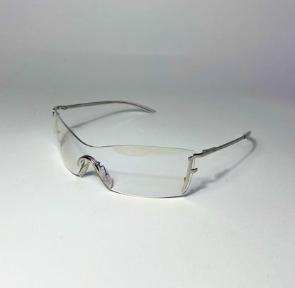 00's Fendi Rimless Sunglasses with Clear Lenses