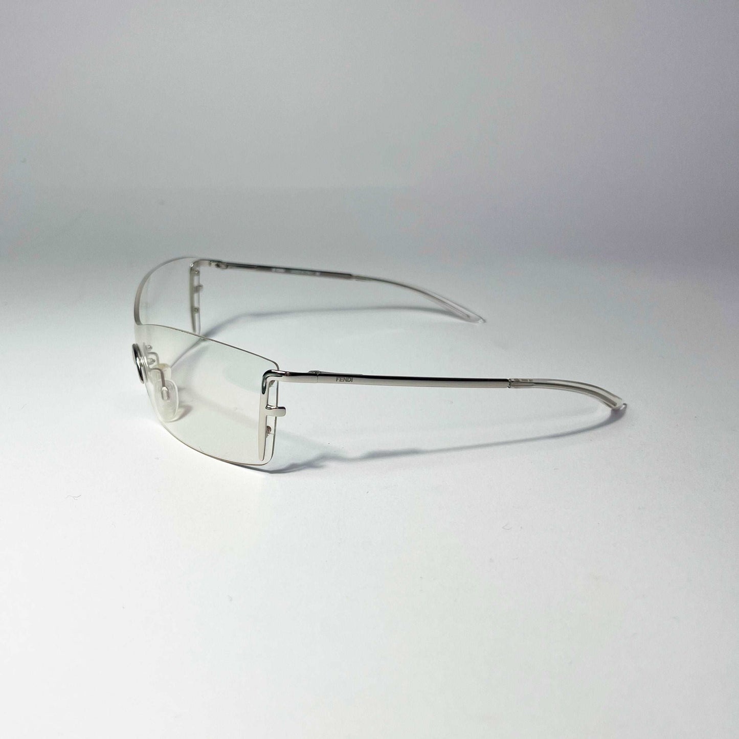 00's Fendi Rimless Sunglasses with Clear Lenses