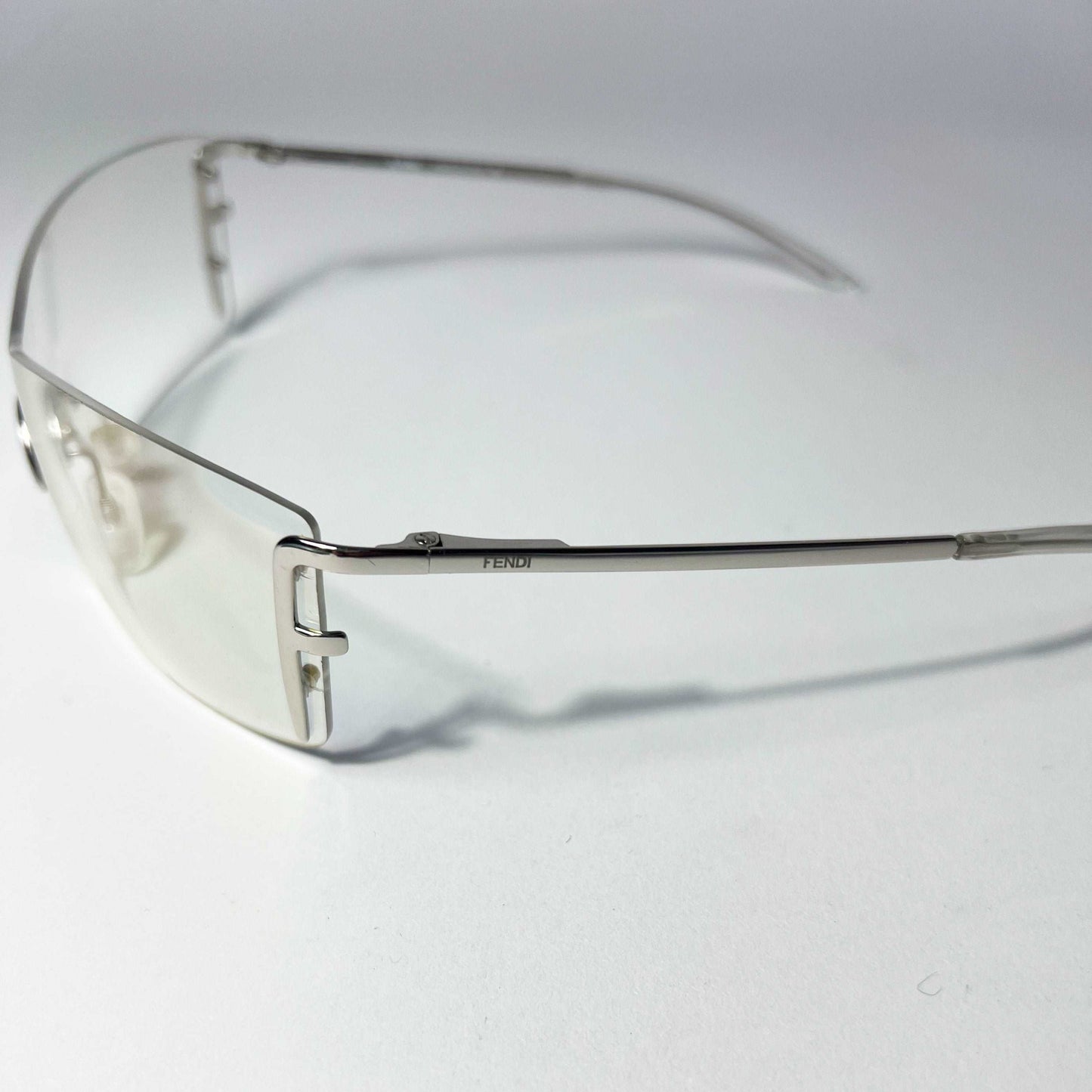 00's Fendi Rimless Sunglasses with Clear Lenses