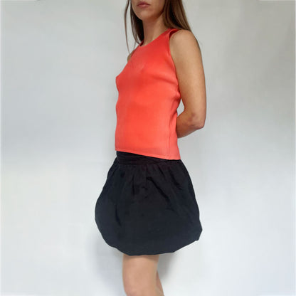 Pleats Please Sample Tank Top in Orange - Size 5