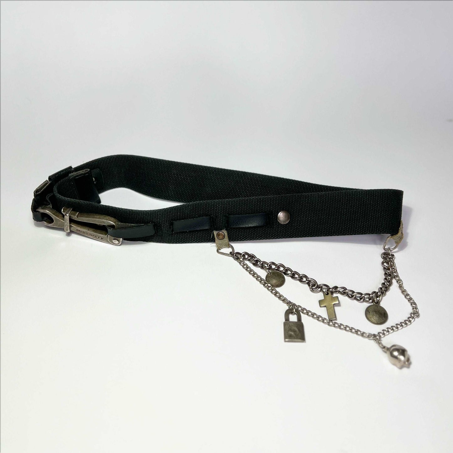 00's Miss Sixty Belt with Chain and Charm Details