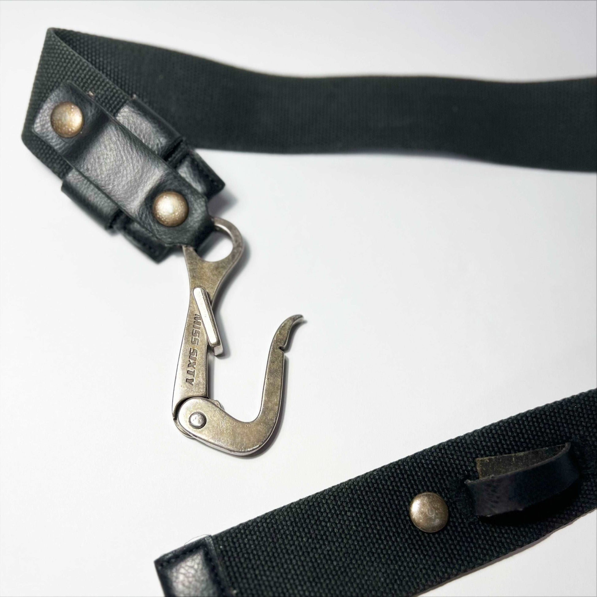 00's Miss Sixty Belt with Chain and Charm Details