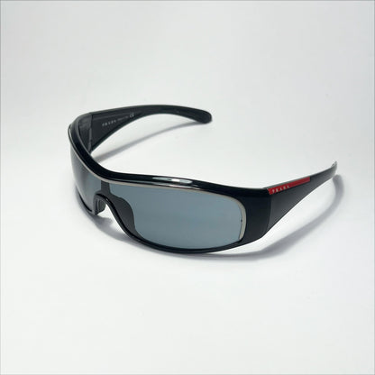 Prada SPS 05F Sheild Mask Sunglasses in Black