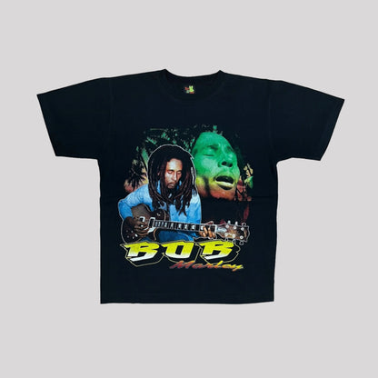 00's Bob Marley Graphic Tshirt in Black - M