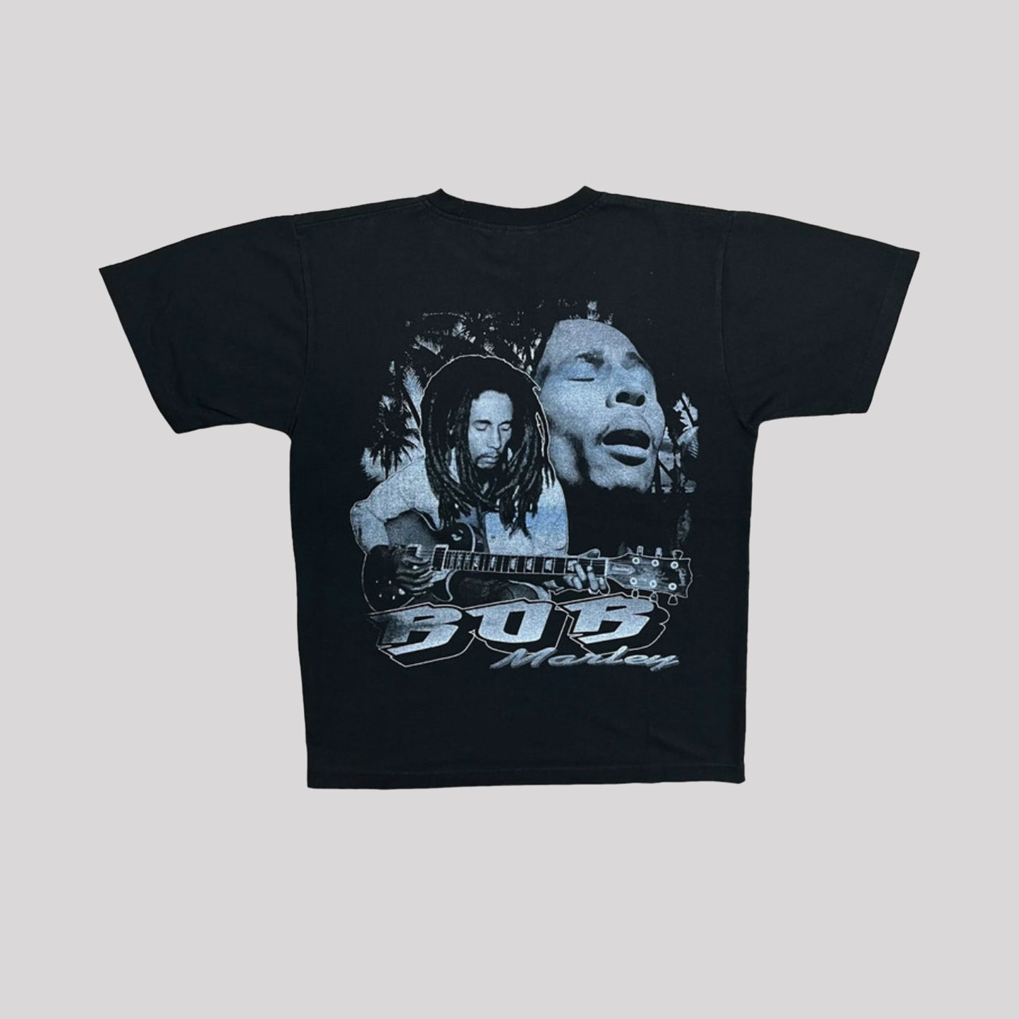 00's Bob Marley Graphic Tshirt in Black - M