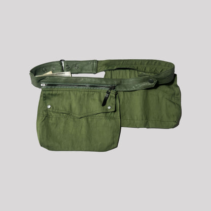 Vintage Diesel Utility Pocket Belt in Khaki - S