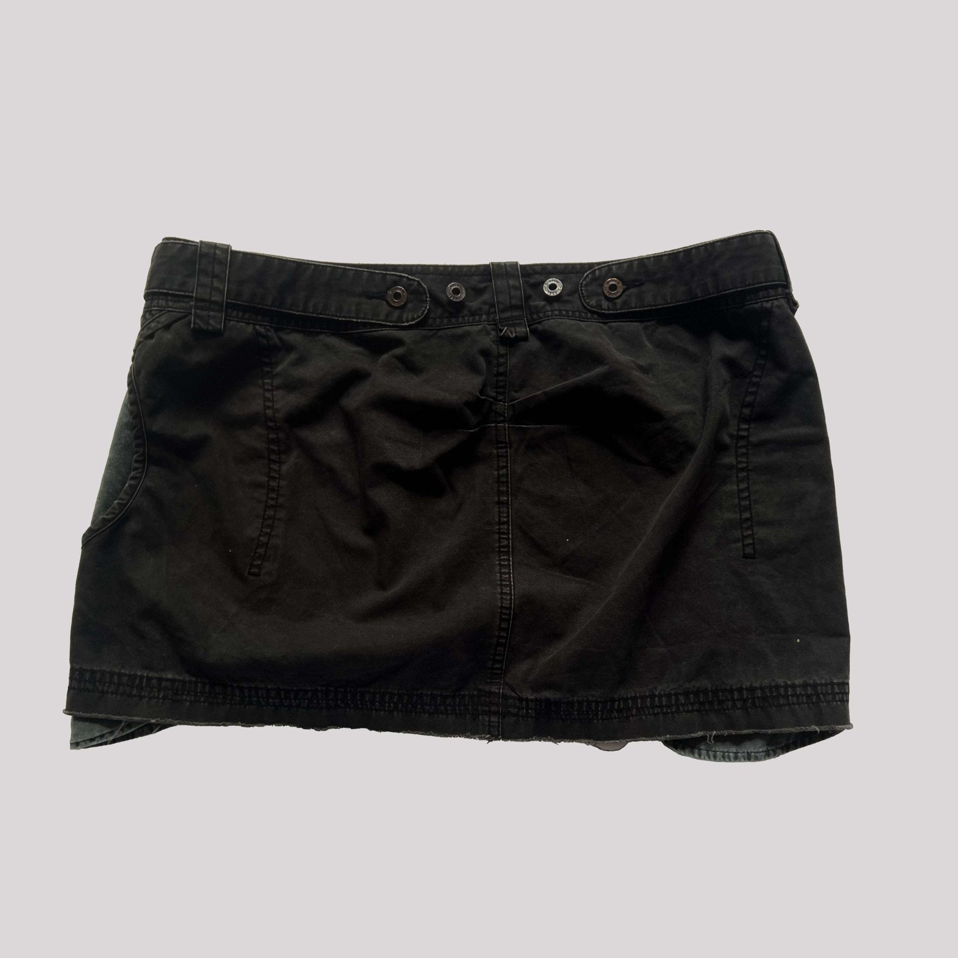 00's Diesel Cargo Mini Skirt in Black - L