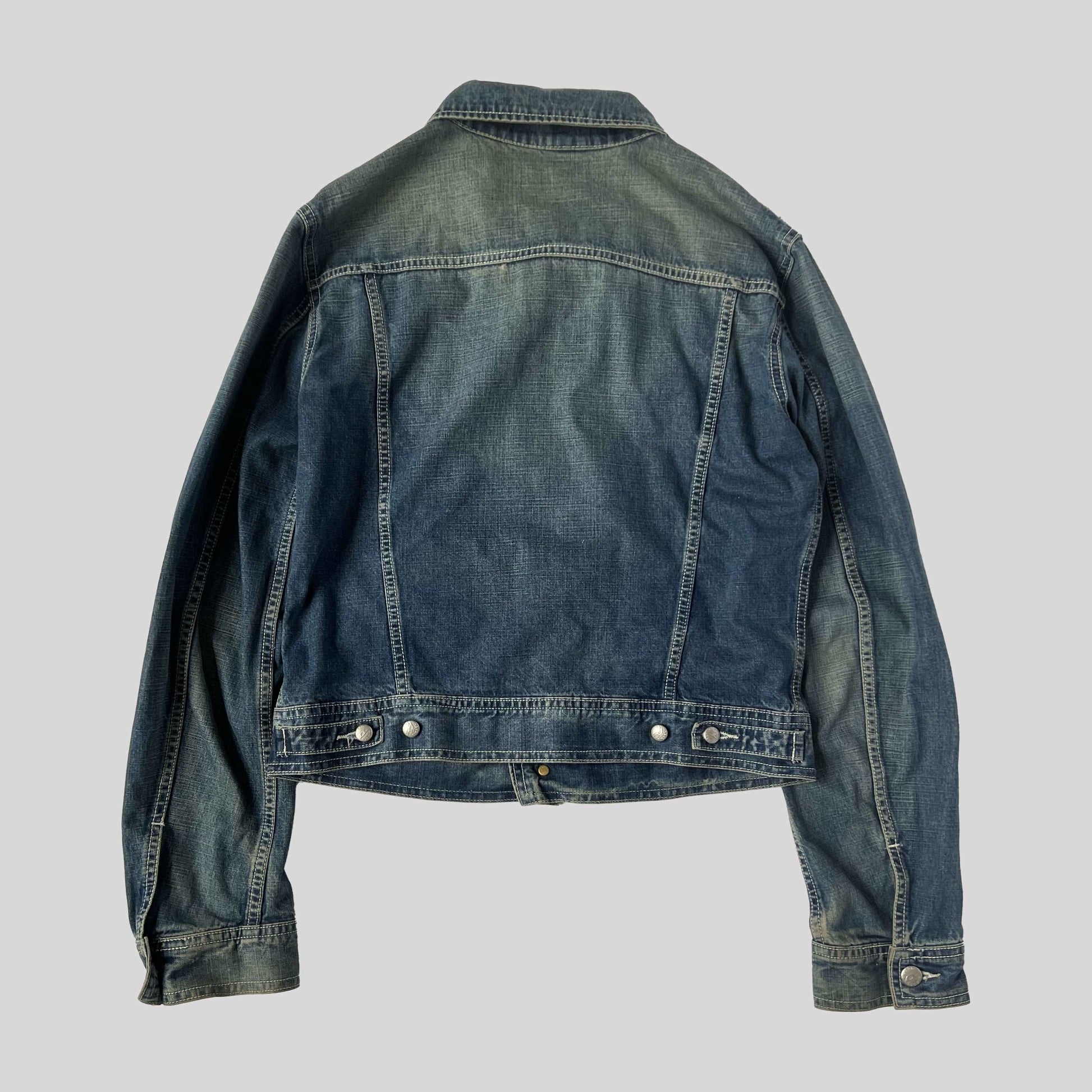 00's Diesel Denim Jacket in Faded Blue - L