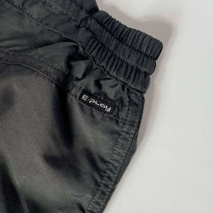 00's E-Play Tracksuit Trousers with Dragon Detail in Dark Grey - M