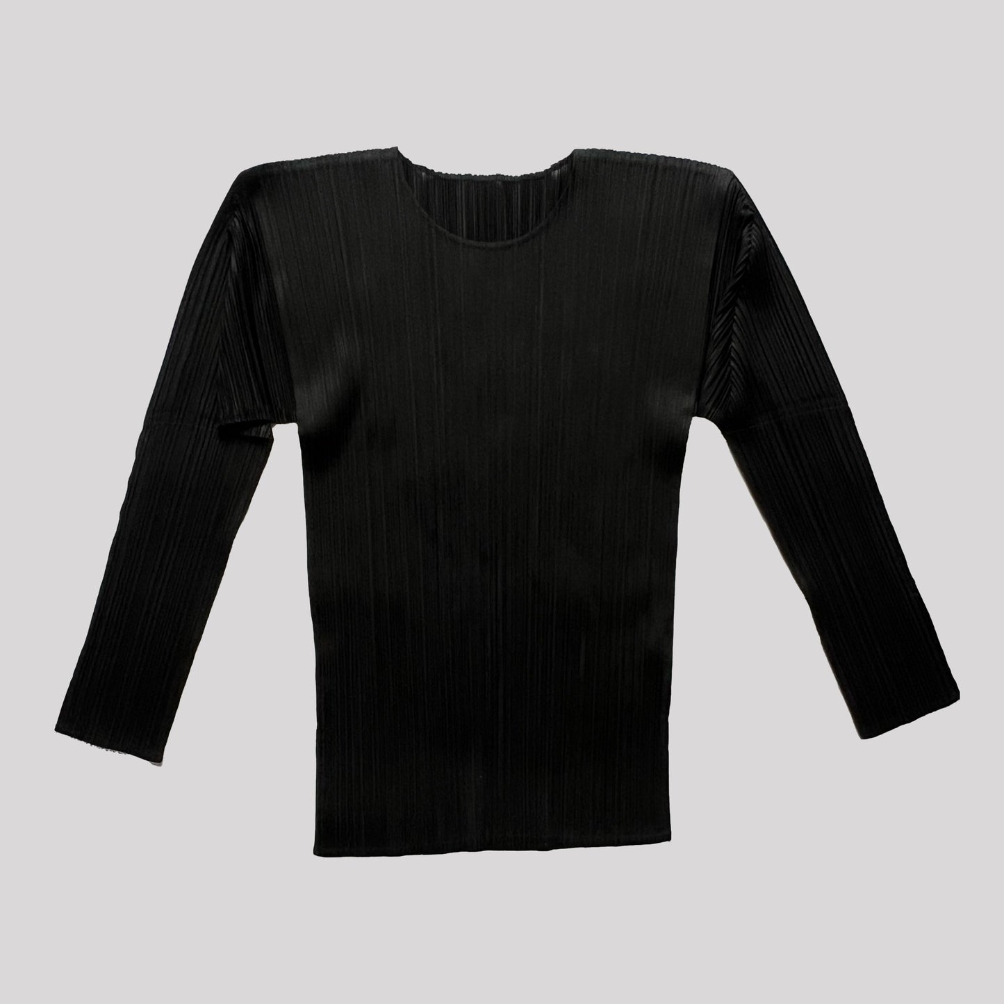 2013 Issey Miyake Longsleeve Top in Black - M