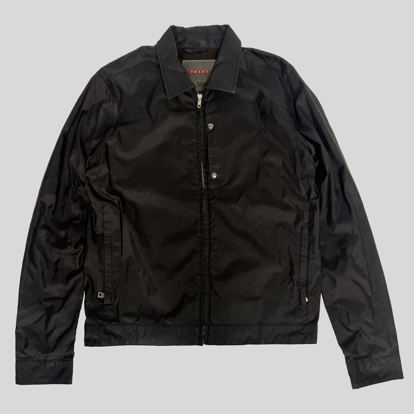 Vintage Prada Nylon Jacket in Black - S