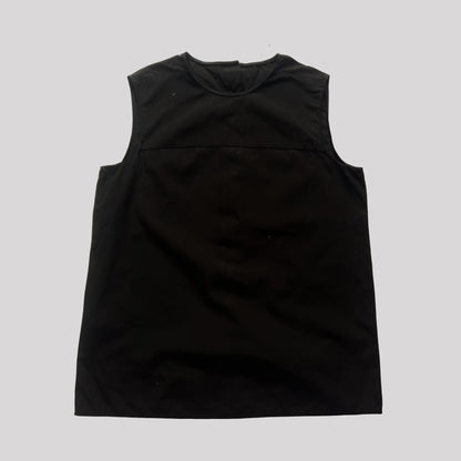 Vintage Prada Black Sleeveless Tunic Top in black - XS